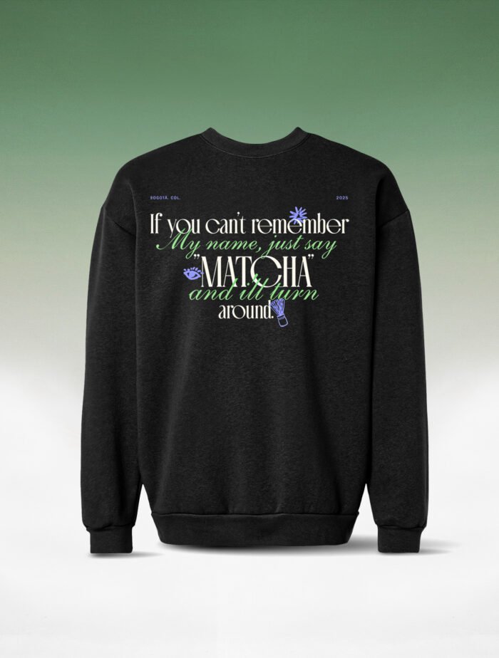 HOODIE NEGRO By MatchaChá - Imagen 1