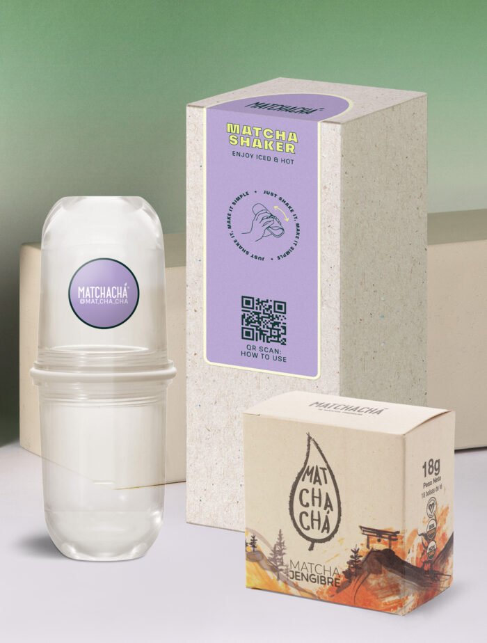 MATCHA SHAKER + MATCHA JENGIBRE 18g (Gratis) - Imagen 1