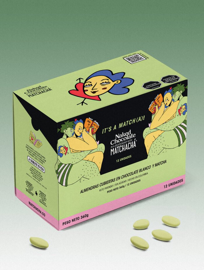 ALMENDRAS MATCHA 30g x 12 unidades - Imagen 1