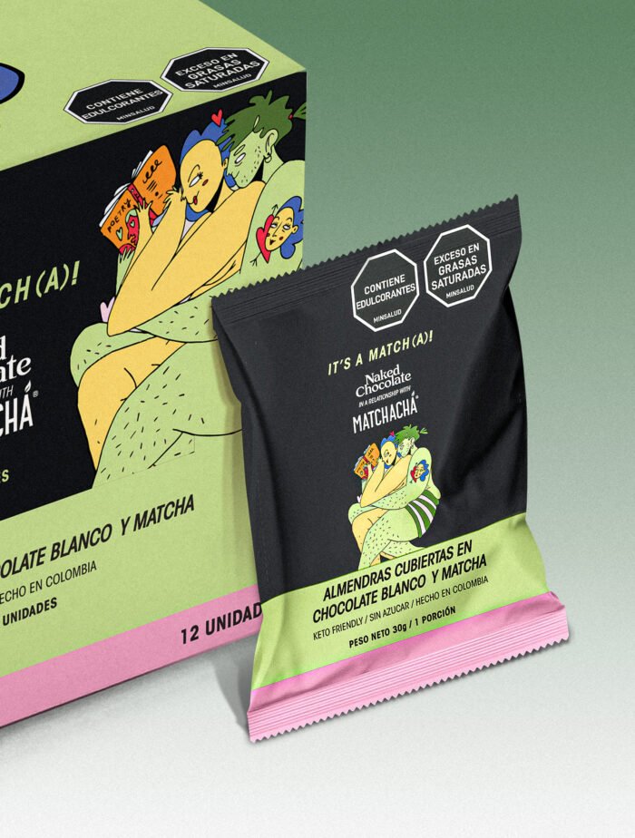 ALMENDRAS MATCHA 30g x 12 unidades - Imagen 2