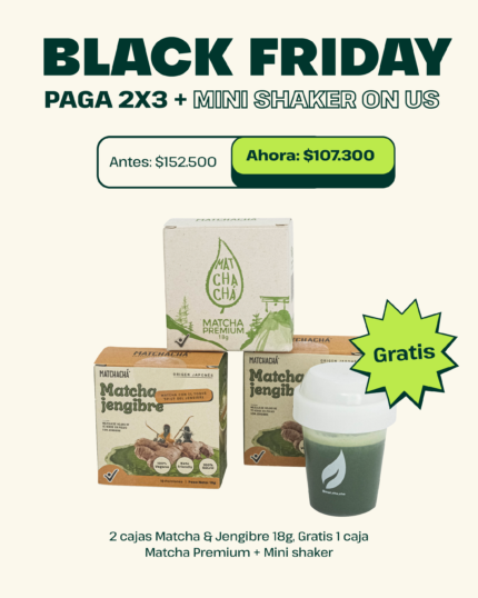 MATCHA 18g + MATCHA JENG 18g x 2 + MINI SHAKER